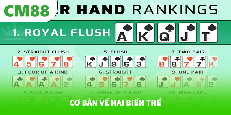 Cơ bản về hai biến thể